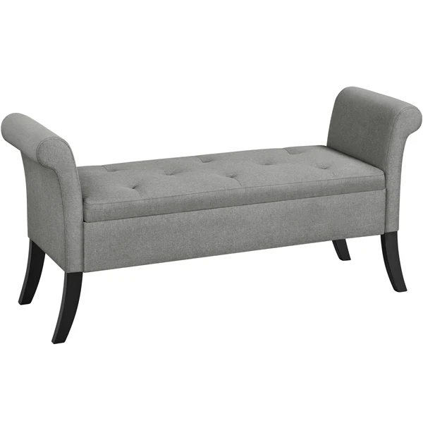 Yaheetech Ottoman with Storage, 52" - Image 4