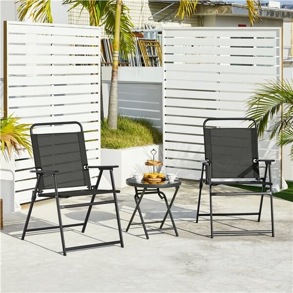 Yaheetech Outdoor Folding Patio Chairs Set of 4 - Image 14