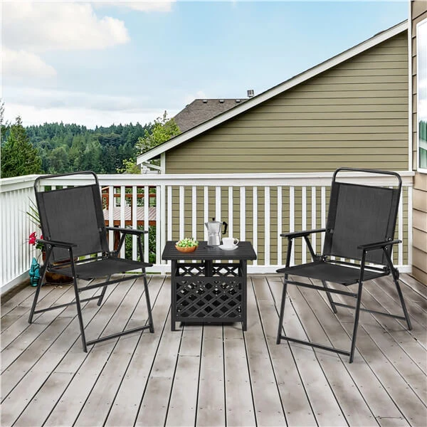Yaheetech Outdoor Folding Patio Chairs Set of 4 - Image 16