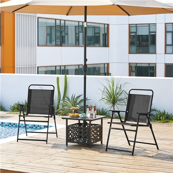 Yaheetech Outdoor Folding Patio Chairs Set of 4 - Image 17