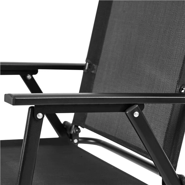 Yaheetech Outdoor Patio Chairs Folding Patio Chairs Set of 2 - Image 10