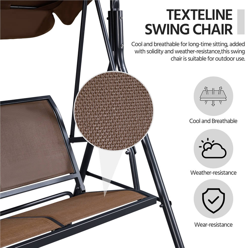 Yaheetech Outdoor Porch Swing Chair - Image 6