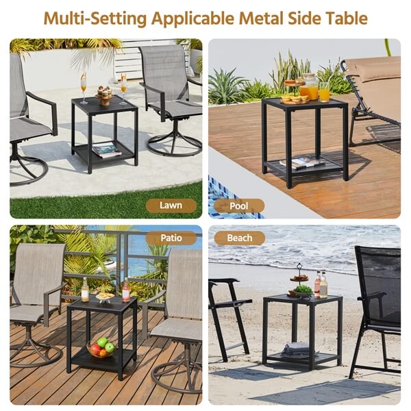 Yaheetech Outdoor Side Table - Image 4