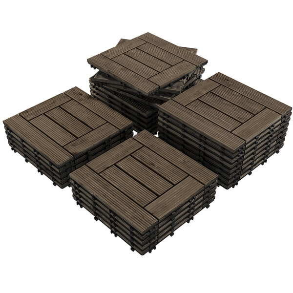 Yaheetech Outdoor Tiles Patio Tiles 27pcs - Image 4