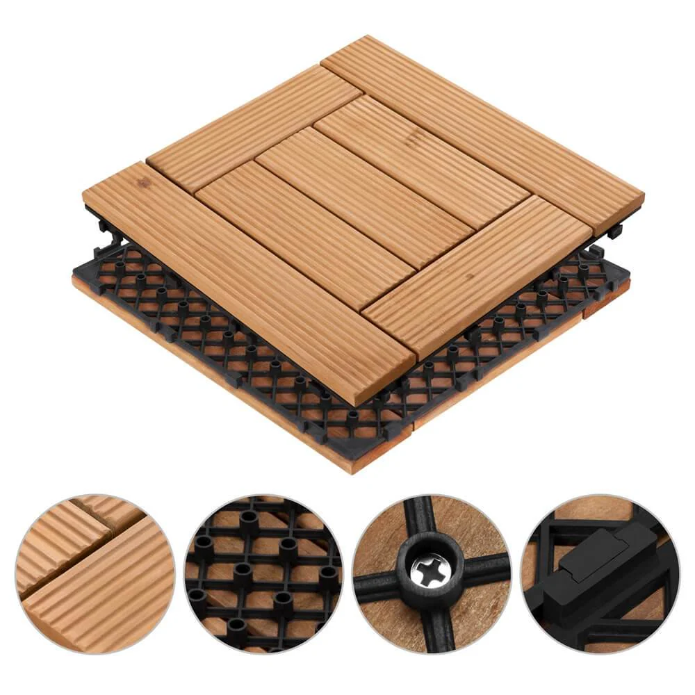Yaheetech Outdoor Tiles Patio Tiles 27pcs - Image 7