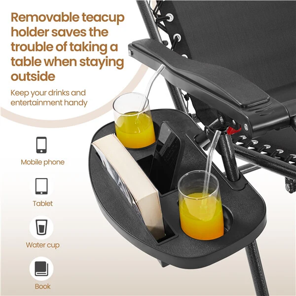 Yaheetech Outdoor Zero Gravity Chair - Image 6