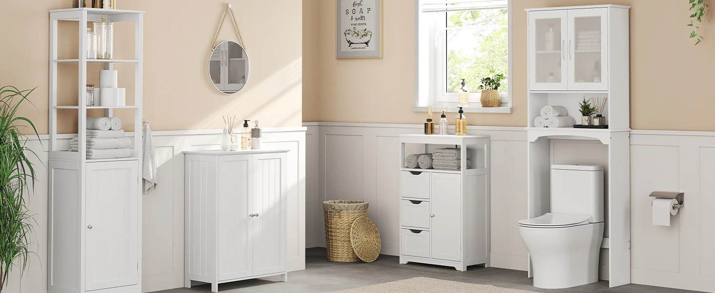 Yaheetech Over The Toilet Storage Cabinet - Image 7