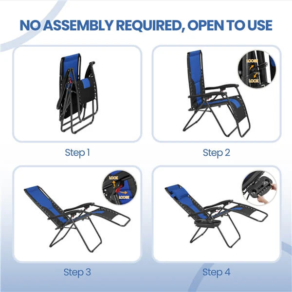 Yaheetech Padded Zero Gravity Recliner - Image 4
