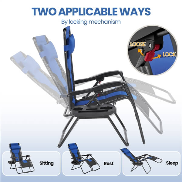 Yaheetech Padded Zero Gravity Recliner - Image 8