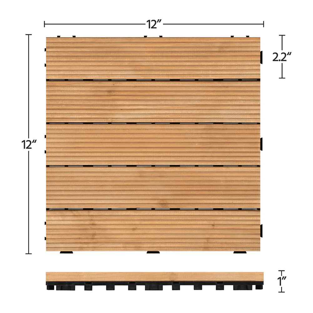 Yaheetech Patio Deck Tiles 27pcs - Image 3