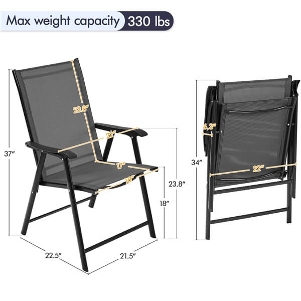 Yaheetech Patio Dining Chairs Outdoor Chairs - Image 3