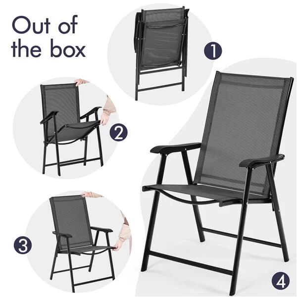Yaheetech Patio Dining Chairs Outdoor Chairs - Image 7