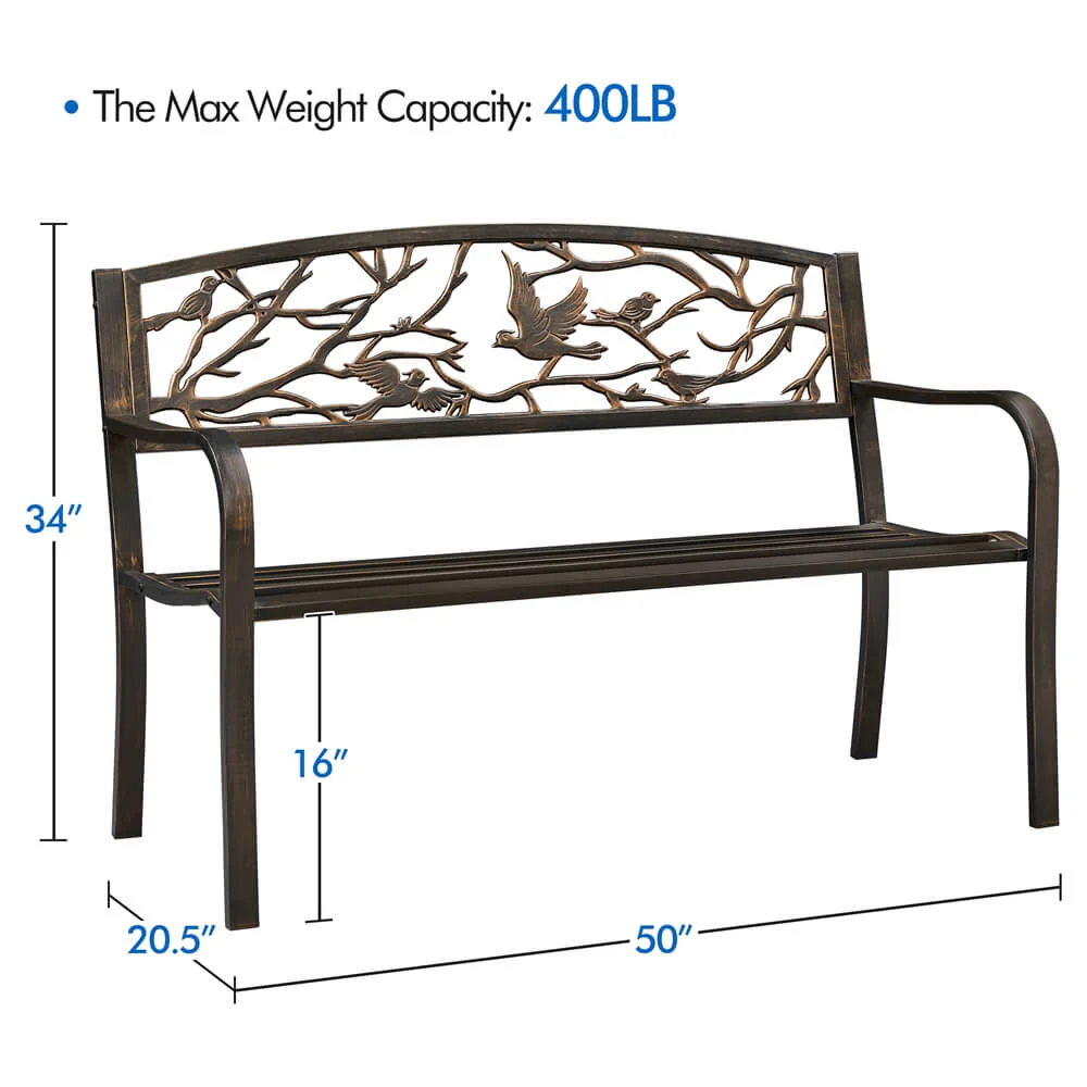 Yaheetech Patio Garden Bench - Image 3