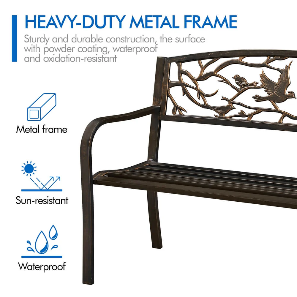 Yaheetech Patio Garden Bench - Image 5