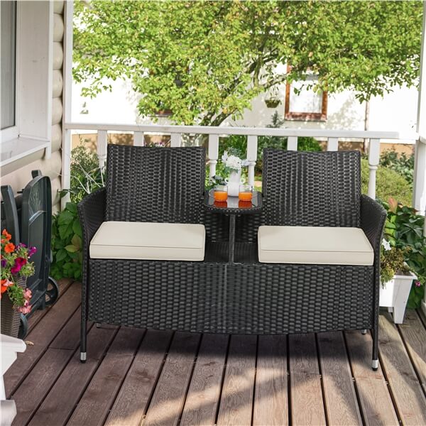 Yaheetech Patio Loveseat - Image 12