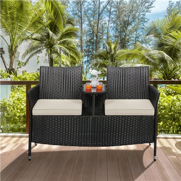 Yaheetech Patio Loveseat - Image 13