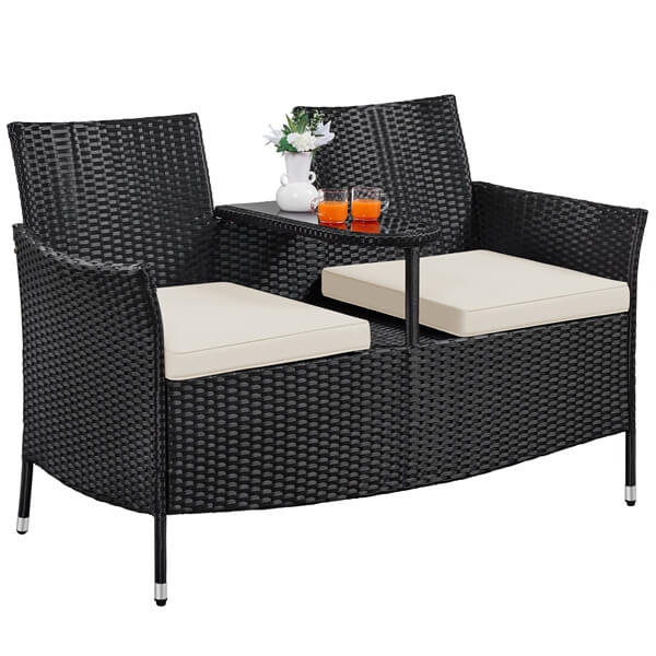 Yaheetech Patio Loveseat - Image 2