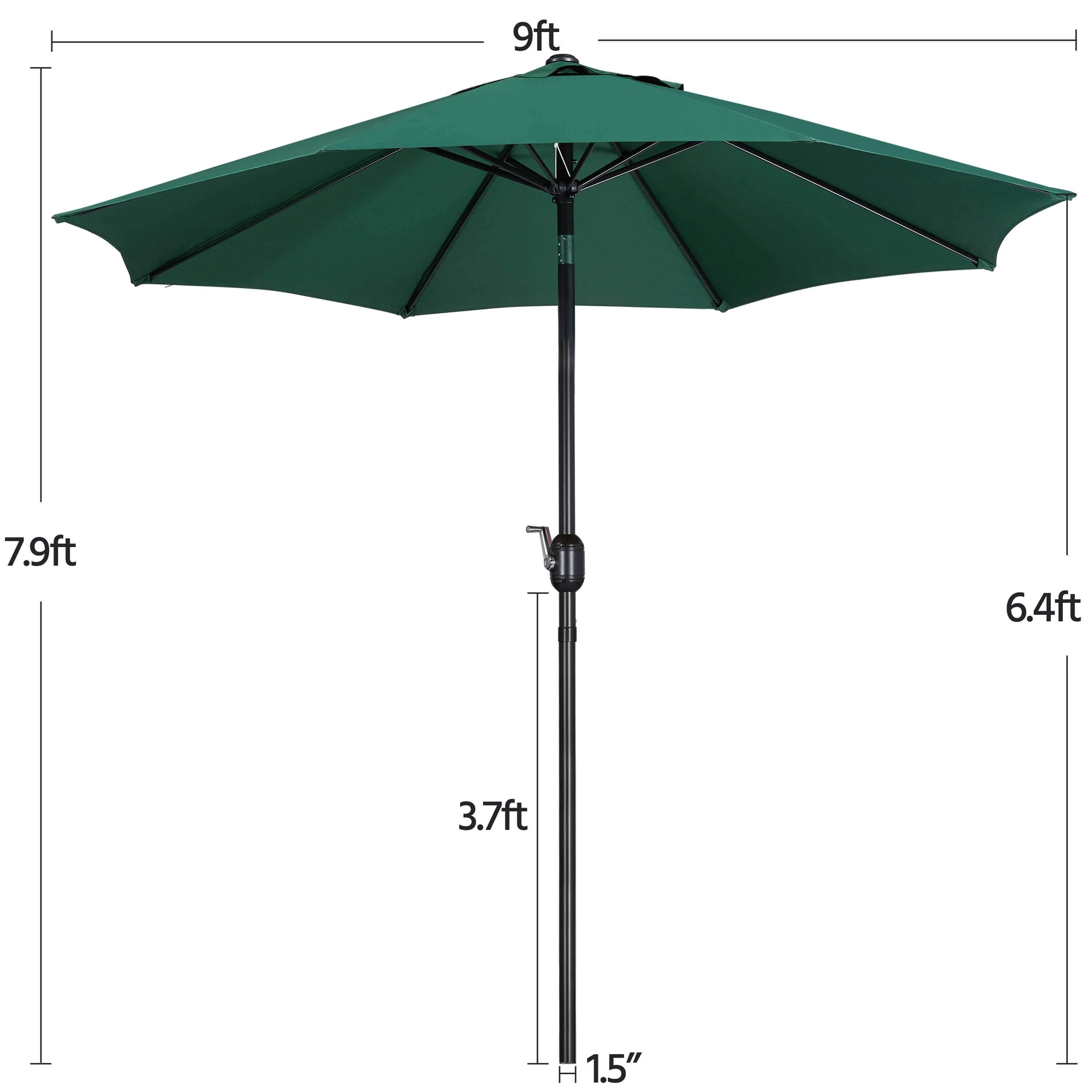 Yaheetech Patio Umbrella Outdoor 9FT - Image 6