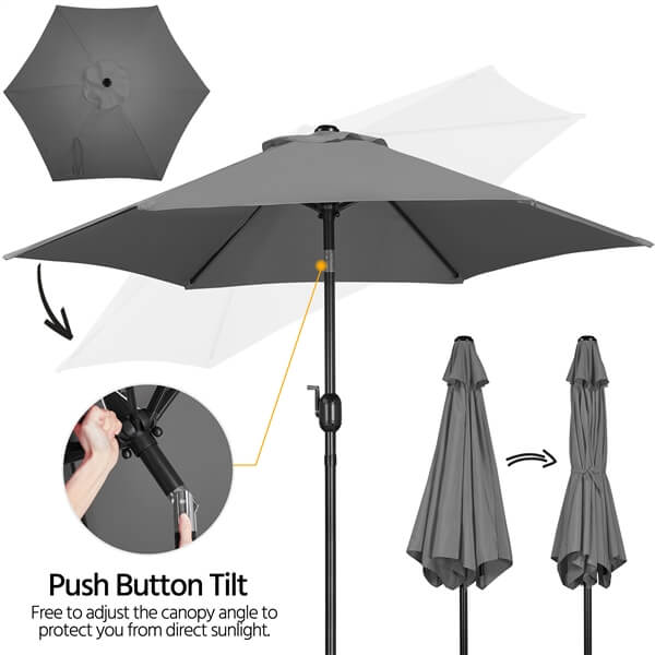 Yaheetech Patio Umbrella with Base Included - Image 10