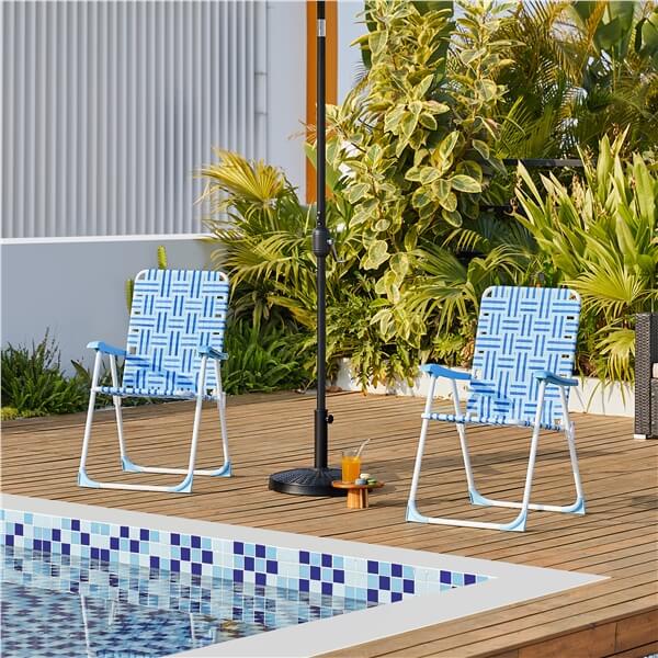 Yaheetech Patio Webbed Lawn Chairs - Image 10