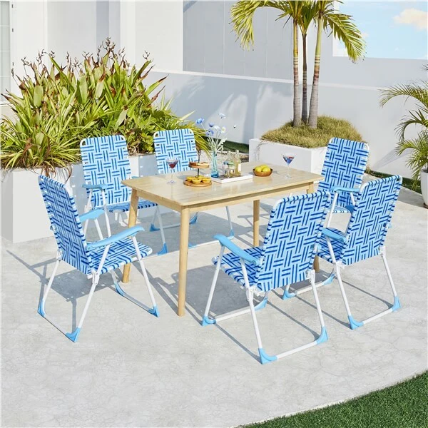 Yaheetech Patio Webbed Lawn Chairs - Image 12