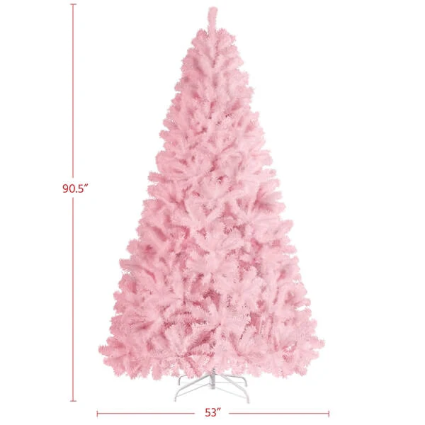 Yaheetech Pink Artificial Christmas Tree - Image 4