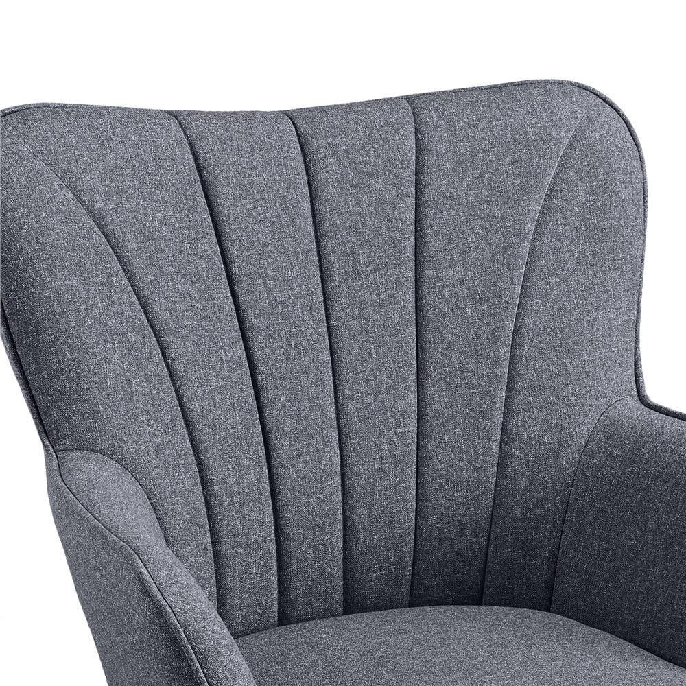 Yaheetech Pleated Fabric Armchair - Image 7
