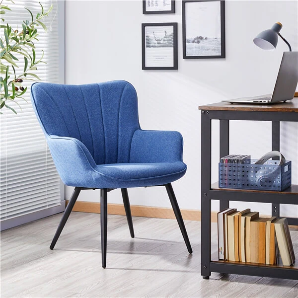 Yaheetech Pleated Fabric Armchair - Image 9