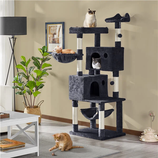 Yaheetech Multi-level Large Cat Tower 64.5 inch - Image 11
