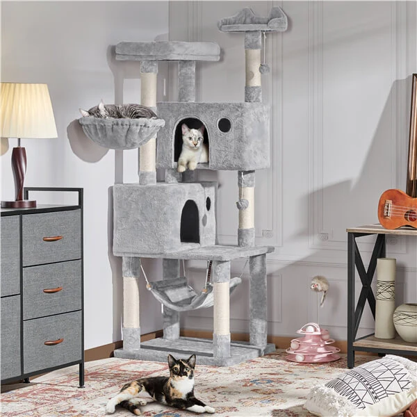 Yaheetech Multi-level Large Cat Tower 64.5 inch - Image 13
