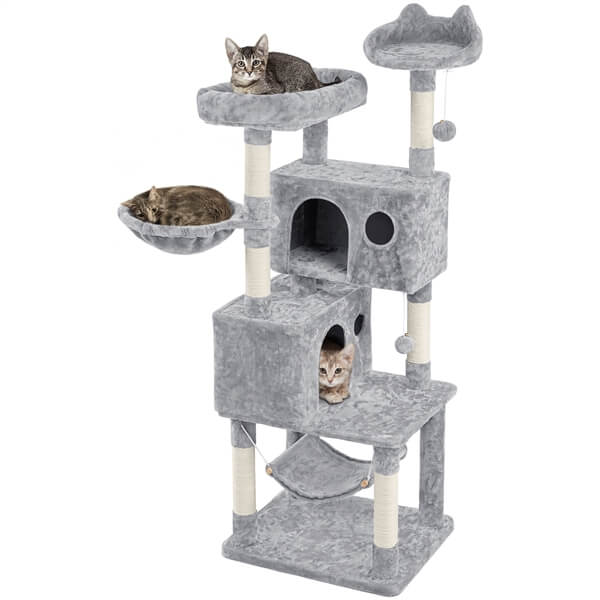 Yaheetech Multi-level Large Cat Tower 64.5 inch - Image 4