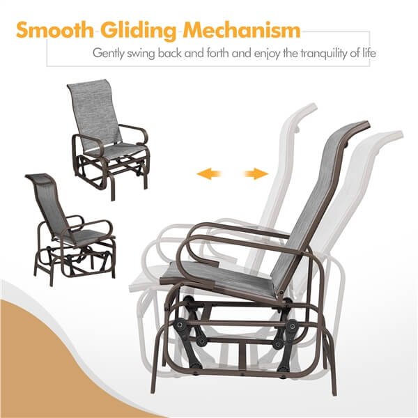 Yaheetech Porch Glider Chair - Image 7