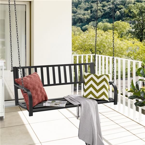 Yaheetech Porch Swing Hanging Bench - Image 8