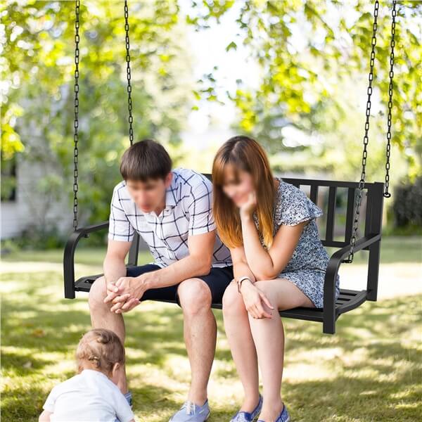 Yaheetech Porch Swing Hanging Bench - Image 9