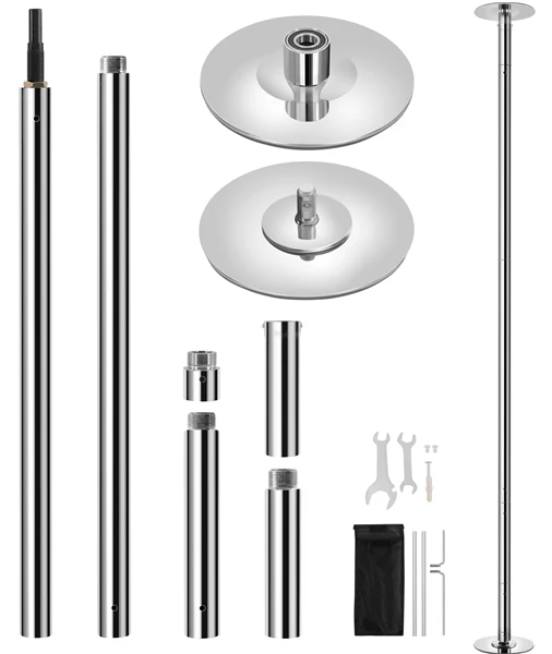 Yaheetech Portable Dancing Pole Height Adjustable 6.9ft-9ft - Image 3