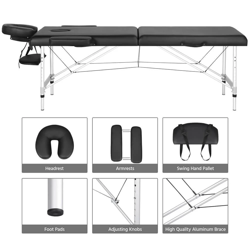Yaheetech Portable Massage Bed 84inch - Image 6