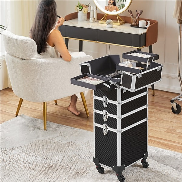 Yaheetech Professional Makeup Train Case 5 in 1 - Image 10