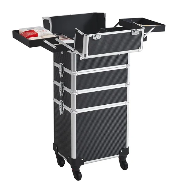 Yaheetech Professional Makeup Train Case 5 in 1 - Image 4
