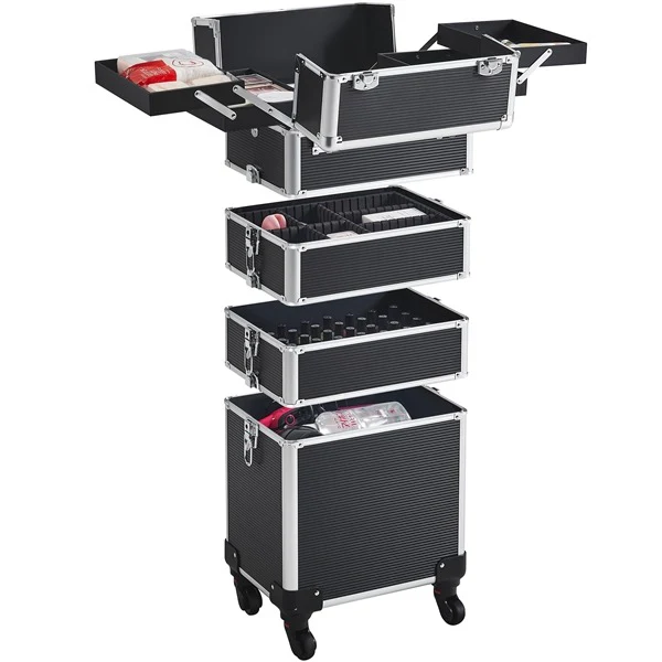 Yaheetech Professional Makeup Train Case 5 in 1 - Image 5