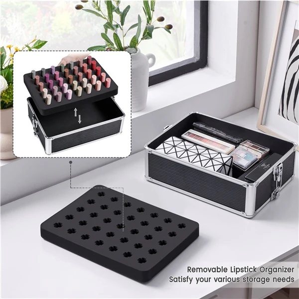 Yaheetech Professional Makeup Train Case 5 in 1 - Image 9