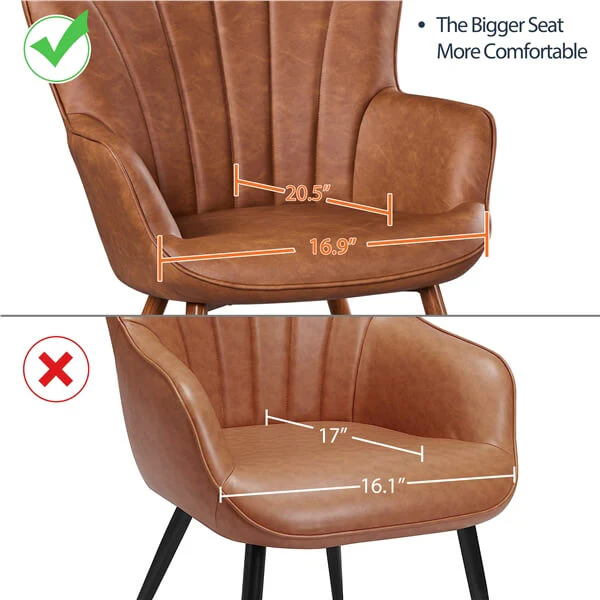 Yaheetech PU Leather Armchair - Image 5