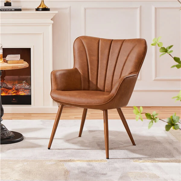 Yaheetech PU Leather Armchair - Image 6