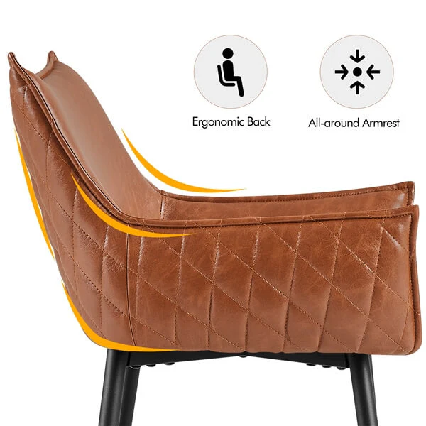 Yaheetech PU Leather Bar Stools Set of 6 - Image 6
