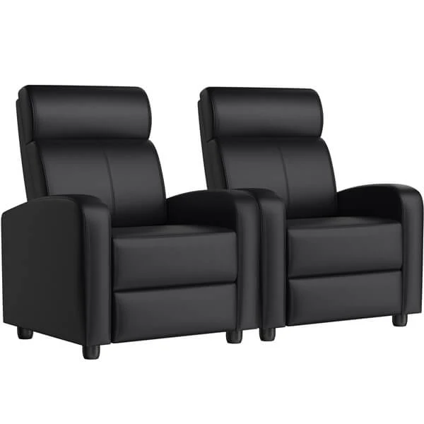 Yaheetech PU Leather Reclining Chair Set of 2 - Image 3