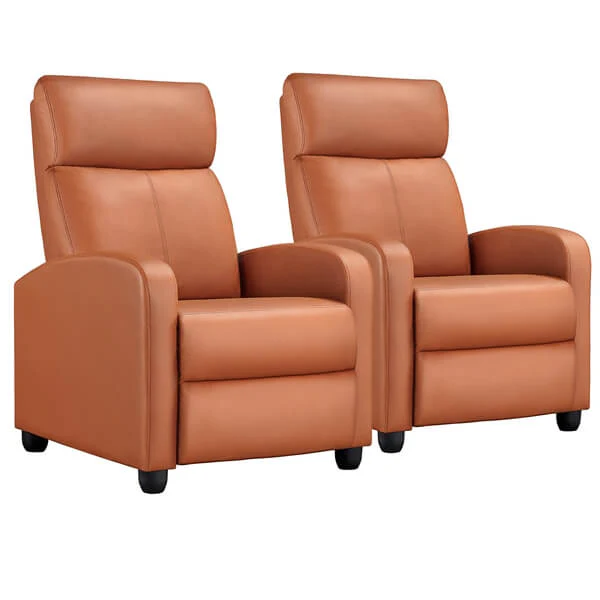 Yaheetech PU Leather Reclining Chair Set of 2 - Image 6