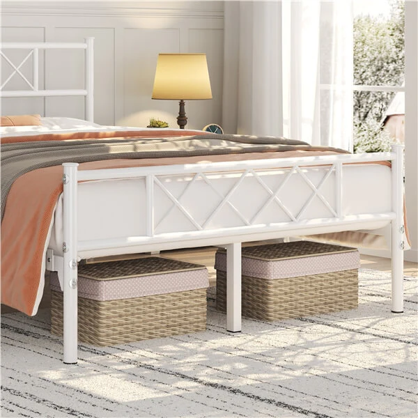 Yaheetech Simple Metal Platform Bed Frame Mattress Foundation - Image 14