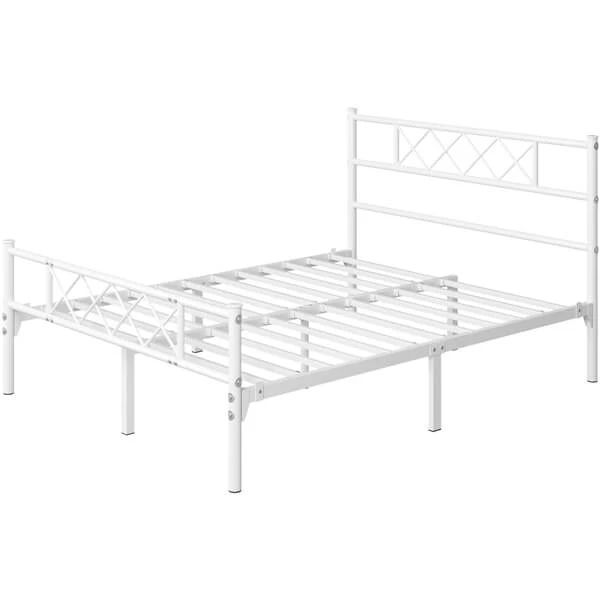 Yaheetech Simple Metal Platform Bed Frame Mattress Foundation - Image 4