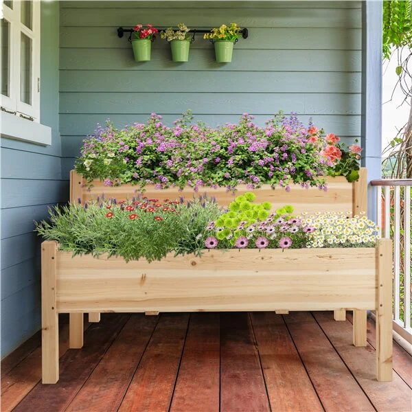 Yaheetech Raised Garden Bed 2-tier