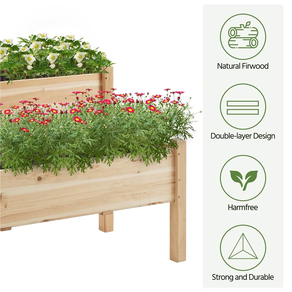 Yaheetech Raised Garden Bed 2-tier - Image 5