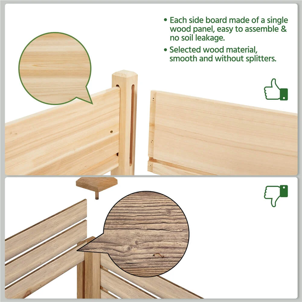 Yaheetech Raised Garden Bed 2-tier - Image 7